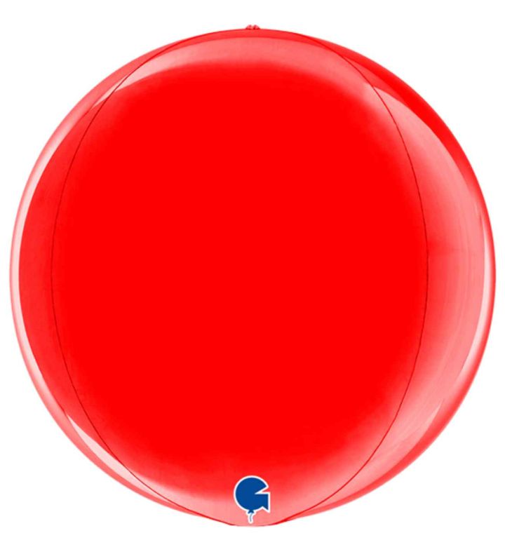 15" Grabo Red 4D Globe