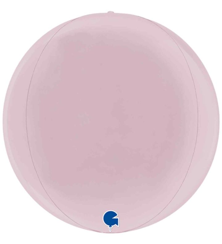 15" Grabo Pastel Pink 4D Globe