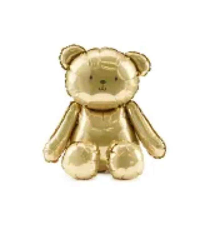Gold Bear Foil Balloon  43x53cm