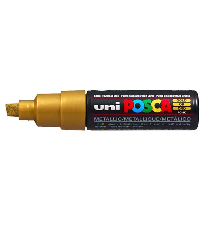 Gold POSCA Broad Chisel Tip