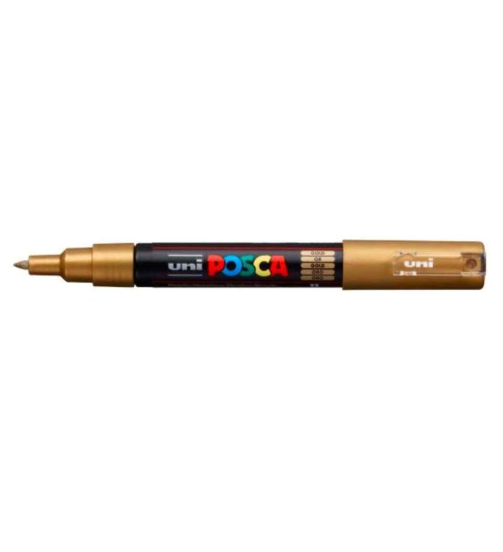 Gold POSCA Extra Fine Bullet Tip
