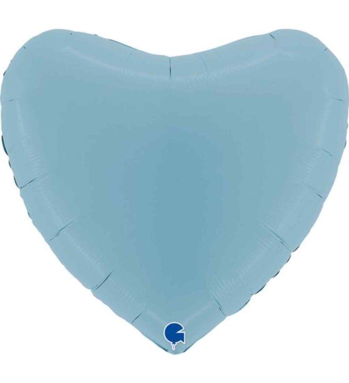 36" Grabo Matte Blue Heart