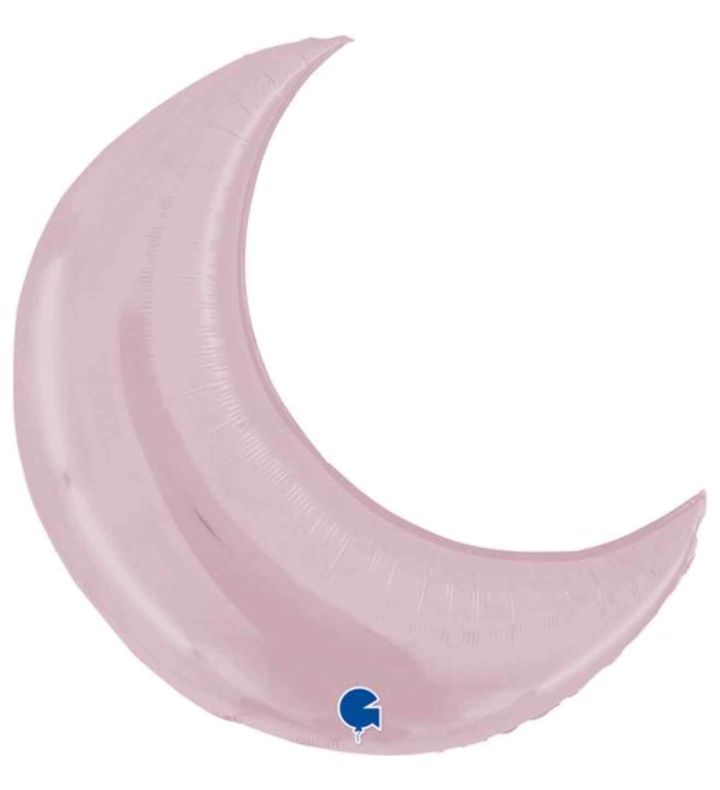 36" Grabo Moon Pastel Pink Shape