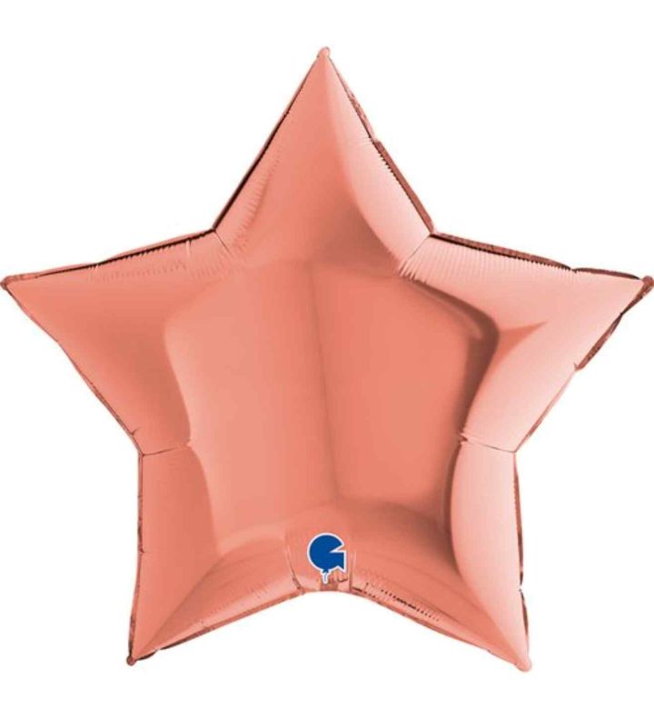 36" Grabo Rose Gold Star