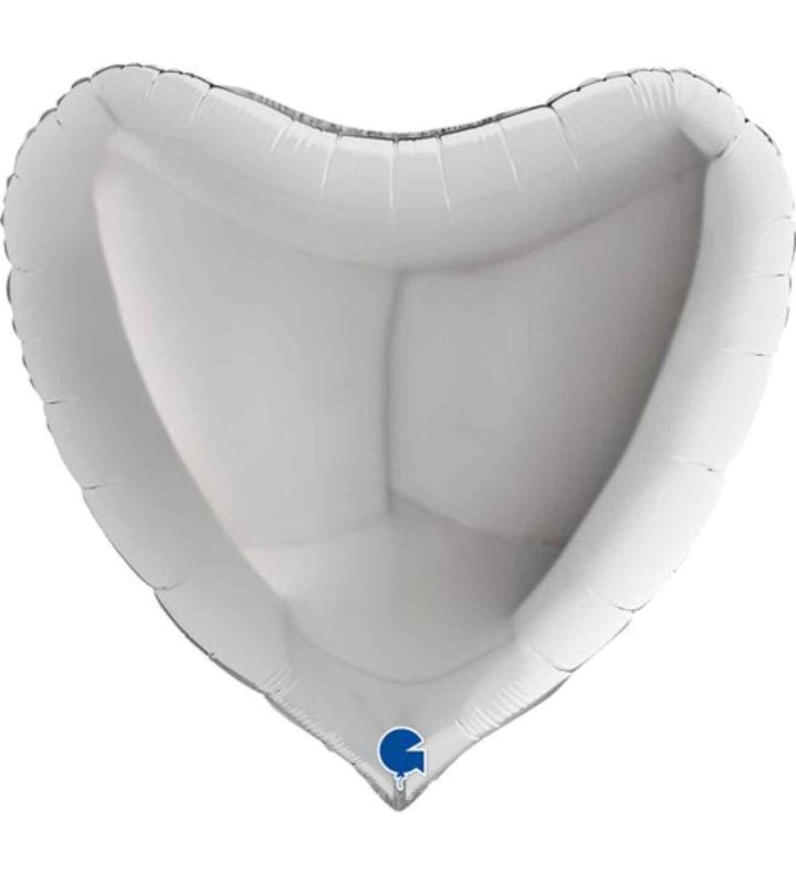 36" Grabo Silver Heart