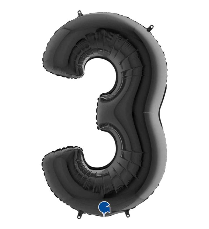 40" Grabo Black Number 3