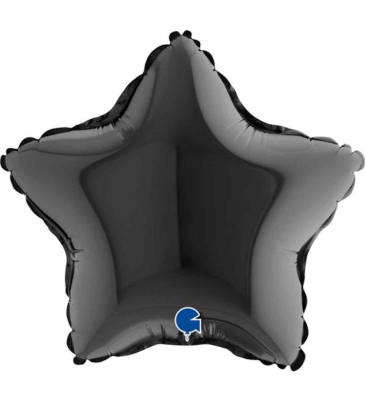 9" Grabo Star Black Foil