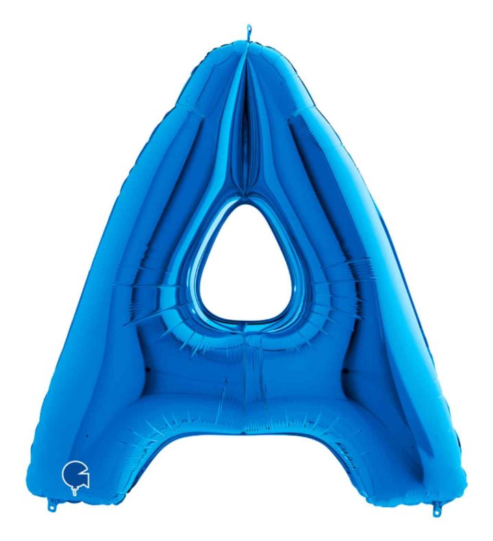 40" Grabo Blue Letter A