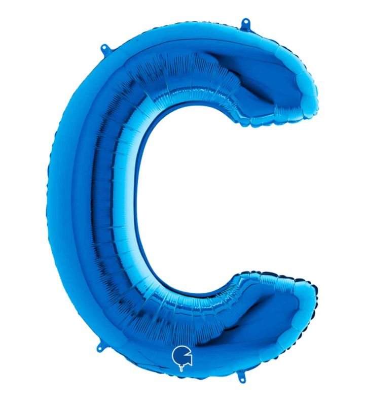 40" Grabo Blue Letter C
