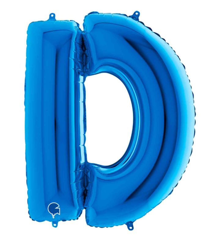 40" Grabo Blue Letter D