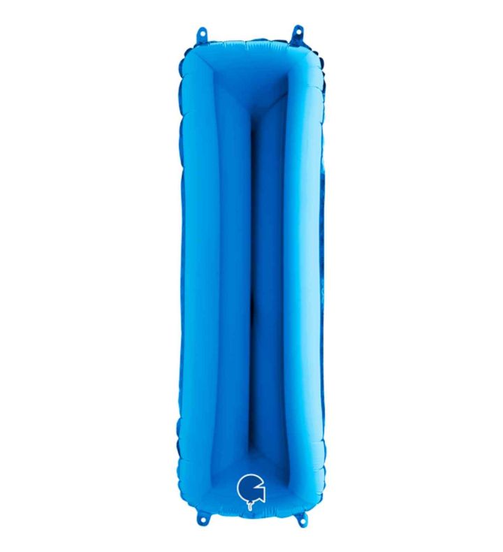 40" Grabo Blue Letter I