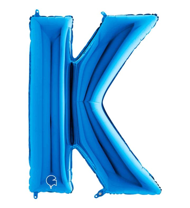 40" Grabo Blue Letter K