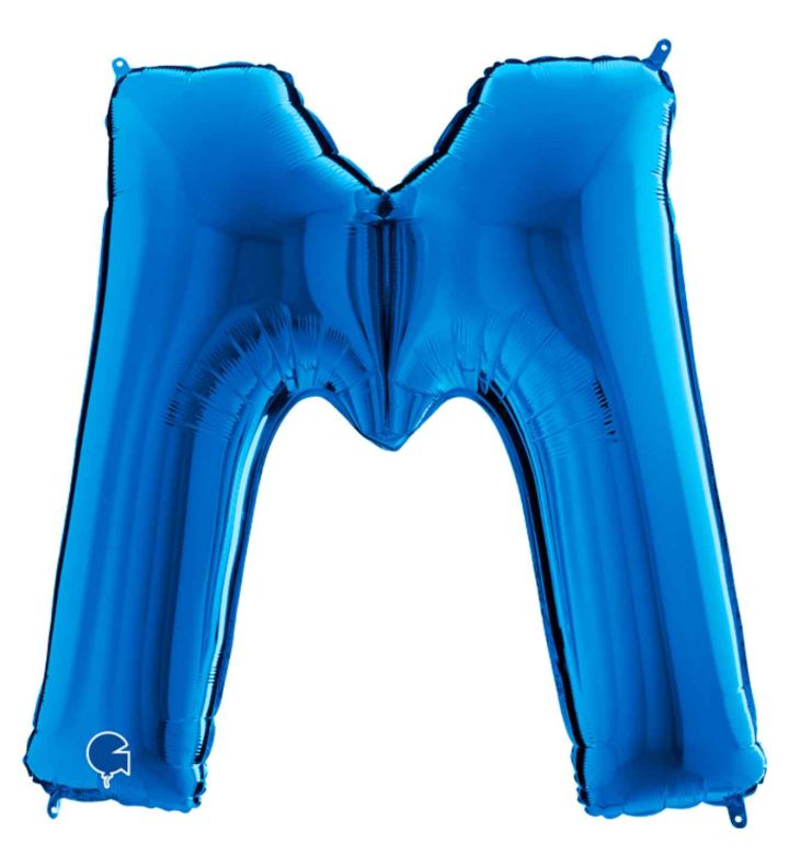 40" Grabo Blue Letter M