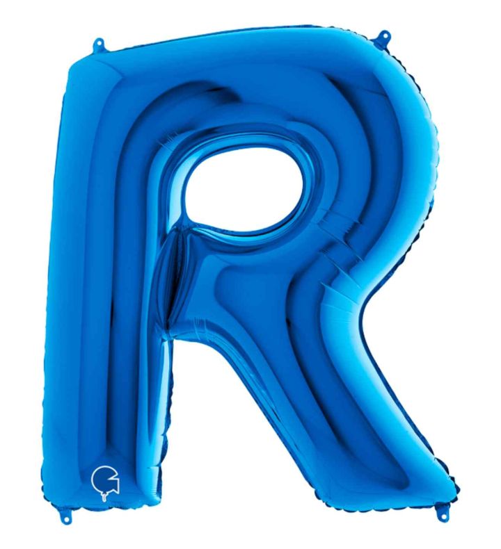 40" Grabo Blue Letter R