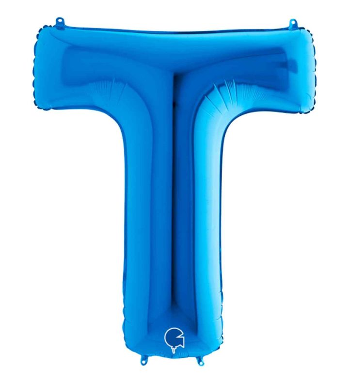 40" Grabo Blue Letter T