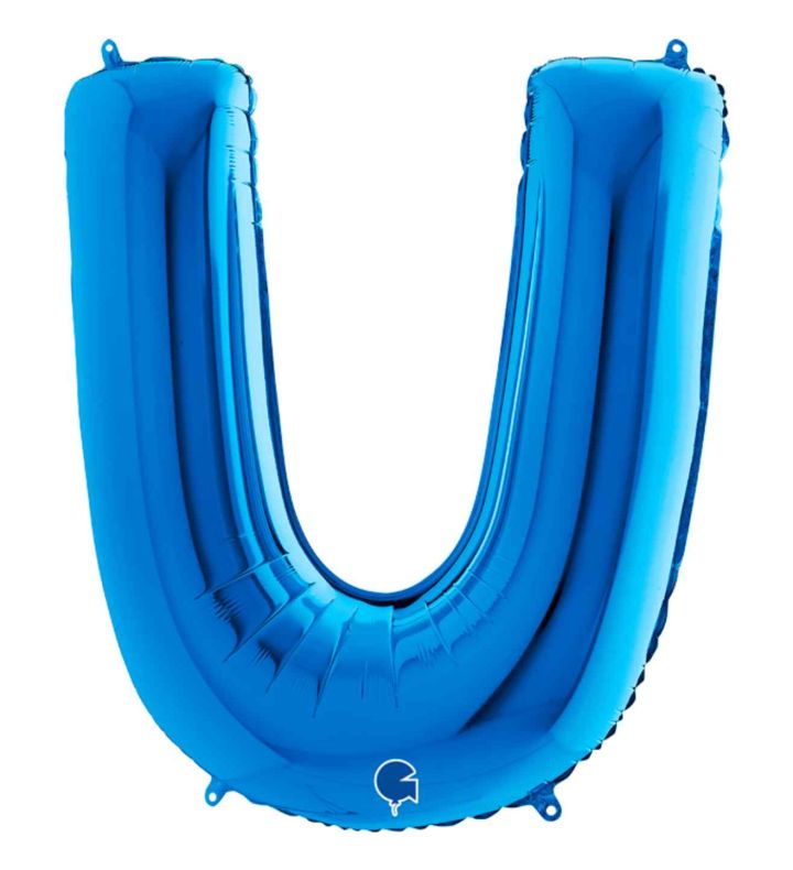 40" Grabo Blue Letter U