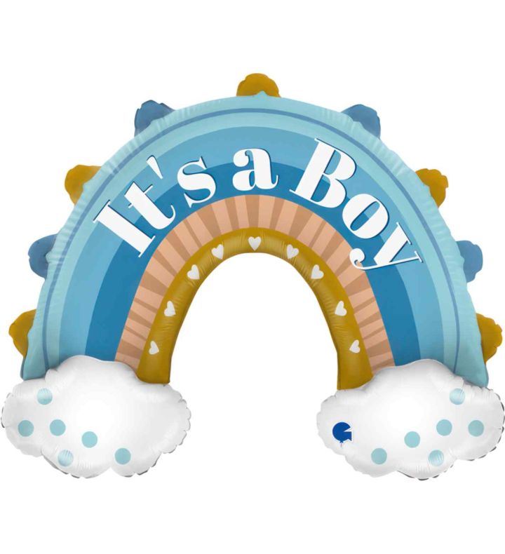 Grabo Boho Blue Rainbow Supershape Foil