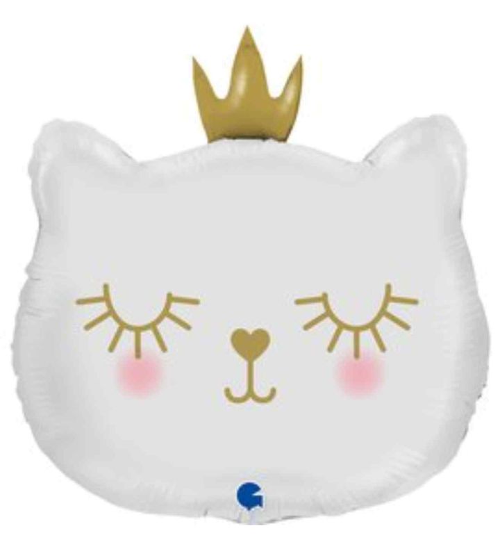 26" Grabo Cat Princess White Shape