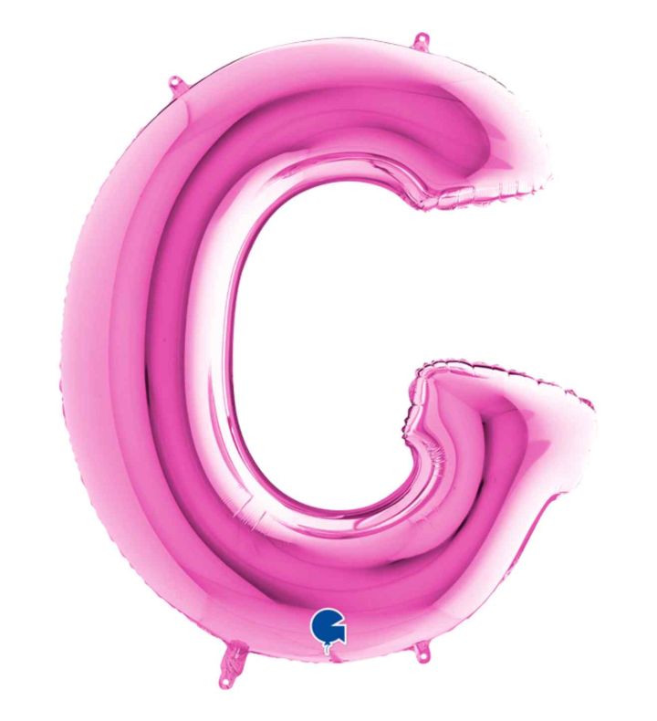 40" Grabo Fuxia Letter G