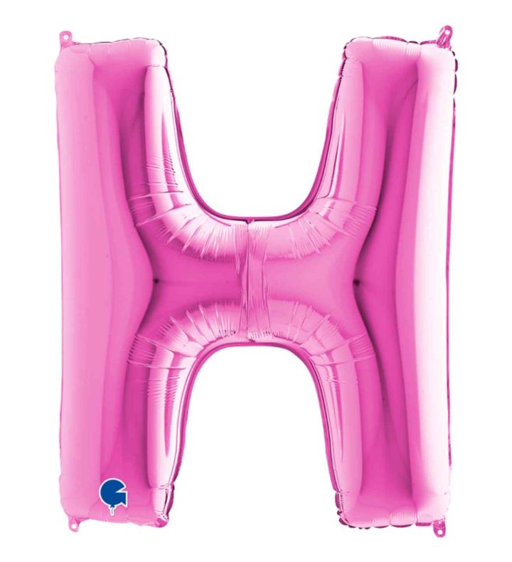 40" Grabo Fuxia Letter H