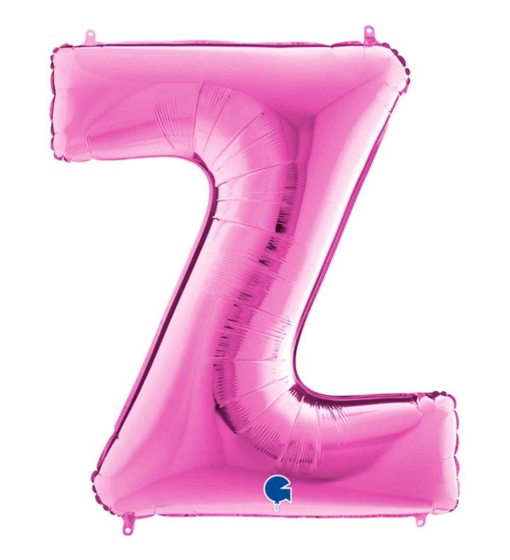 40" Grabo Fuxia Letter Z