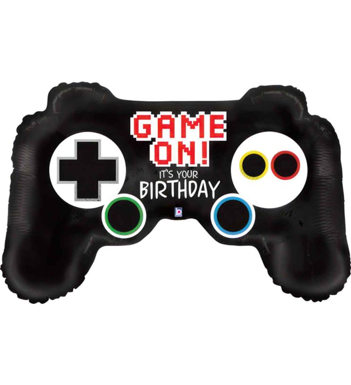 36" Betallic Game Controller Birthday Shape
