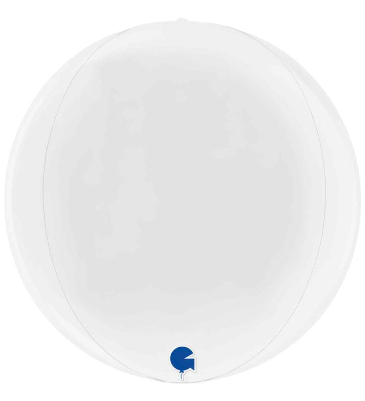 15" Grabo White 4D Globe