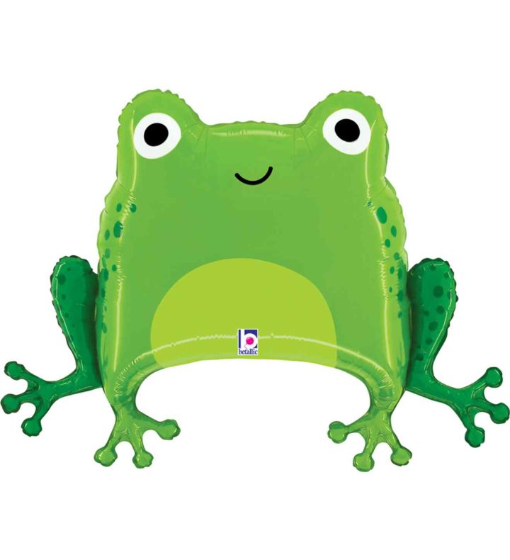 28" Grabo Green Frog Foil Balloon