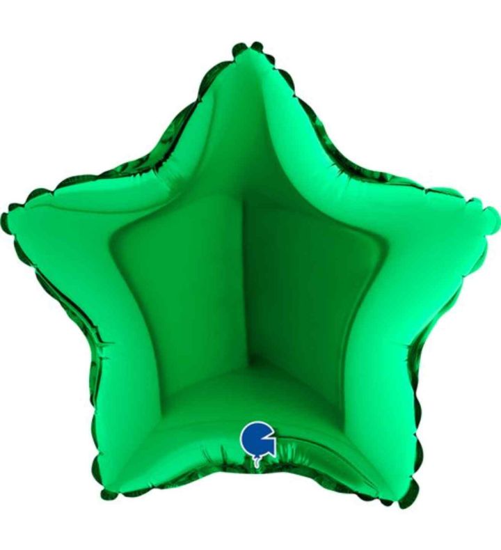 9" Grabo Star Green Foil