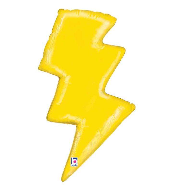 36" Betallic Lightning Bolt Shape