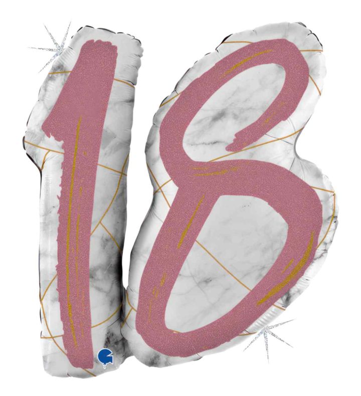 38" Grabo Marble Mate Rose Gold 18 Supershape