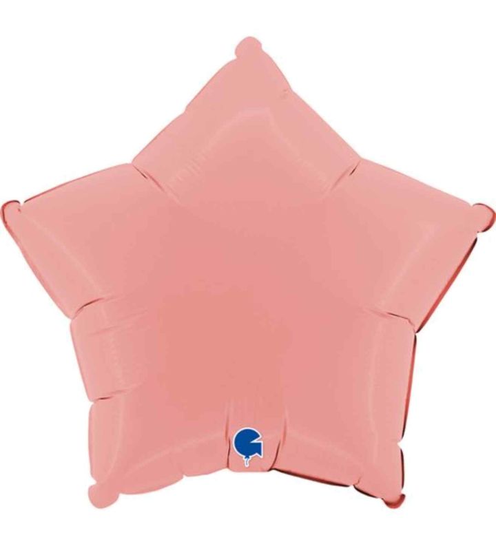 18" Grabo Matte Pink Star