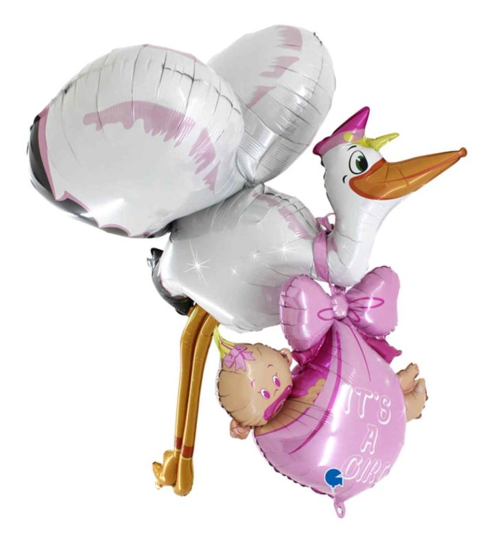62" Grabo Maxiloons Baby Girl Stork Shape