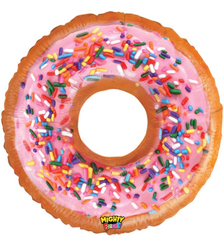 26" Betallic Mighty Pic Donut Foil Balloon