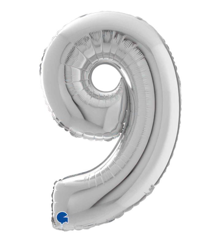 7" Grabo Silver Number 9
