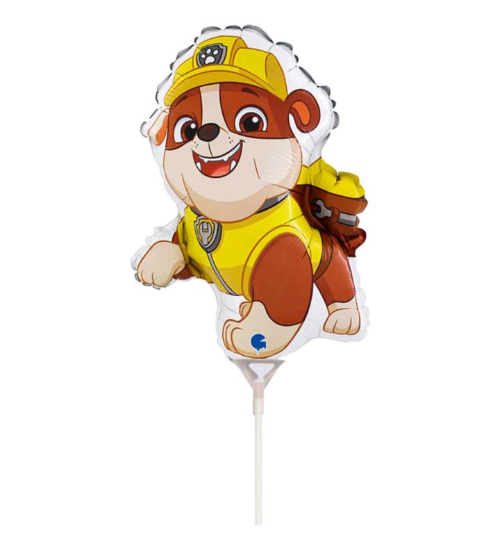 Mini Paw Patrol Rubble Foil Balloon