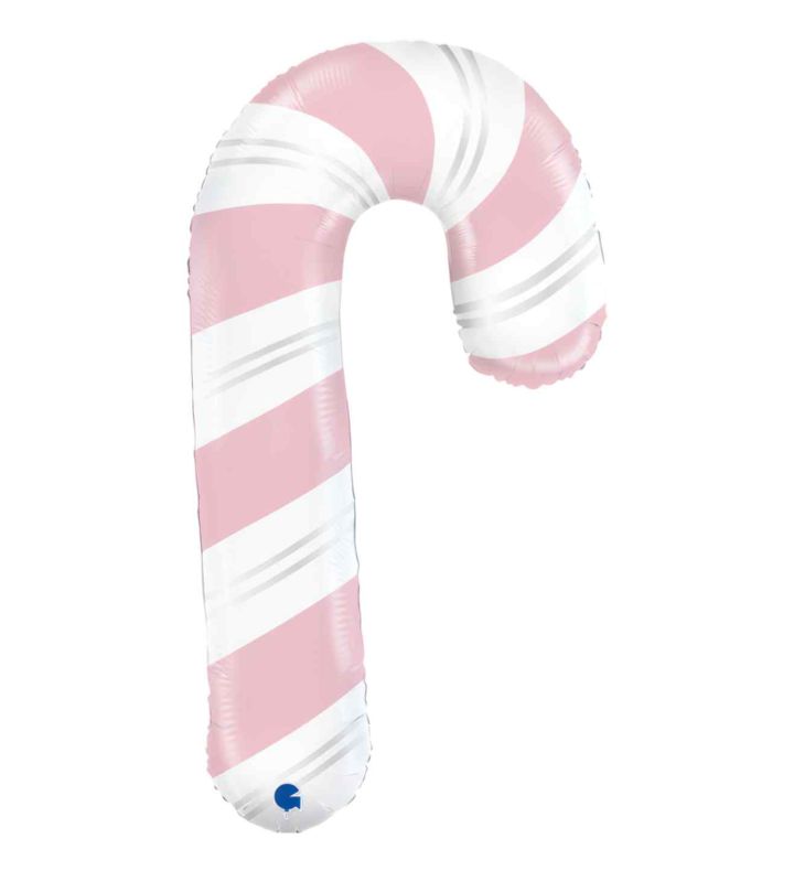41" Grabo Pink Candy Cane Shape