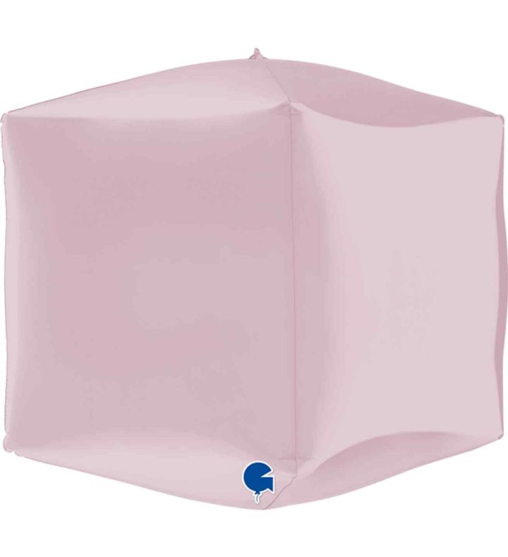 15" Square 4D Pastel Pink