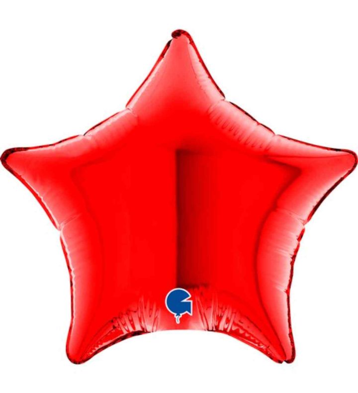 4" Grabo Star Red Foil