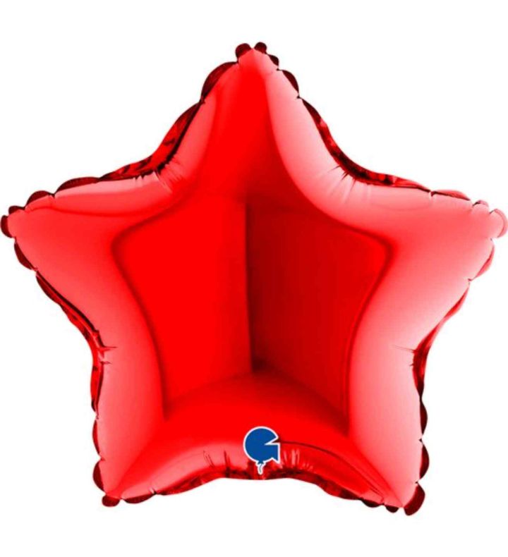 9" Grabo Star Red Foil