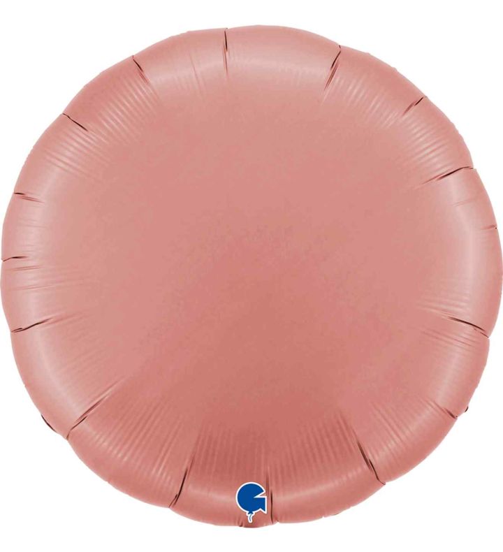 36" Grabo Satin Rose Gold Round