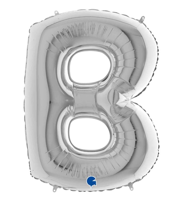 40" Grabo Silver Letter B