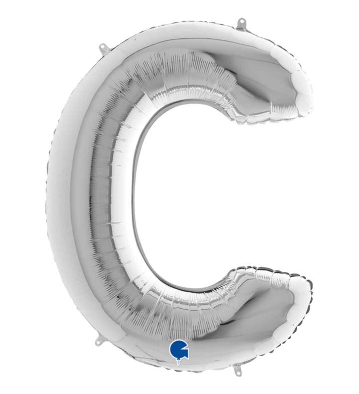 40" Grabo Silver Letter C