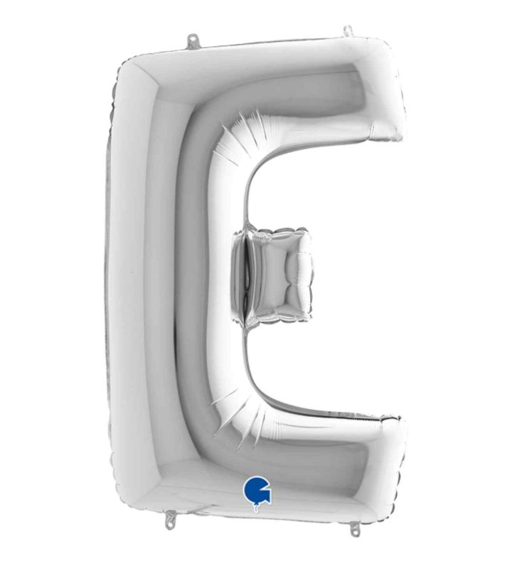 40" Grabo Silver Letter E
