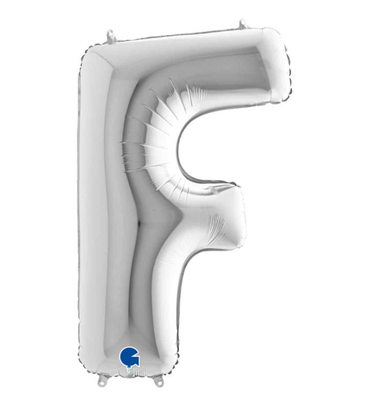 40" Grabo Silver Letter F