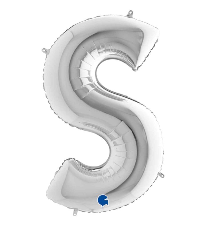 40" Grabo Silver Letter S