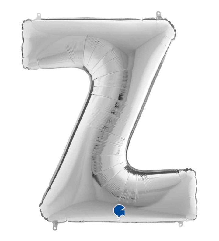 40" Grabo Silver Letter Z
