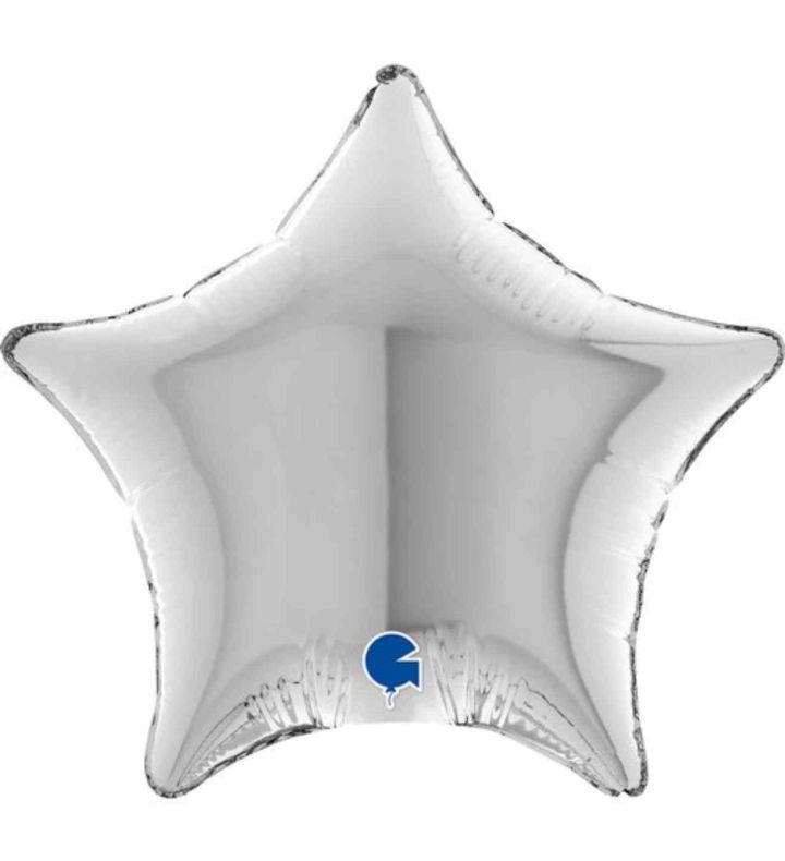 4" Grabo Star Silver Foil