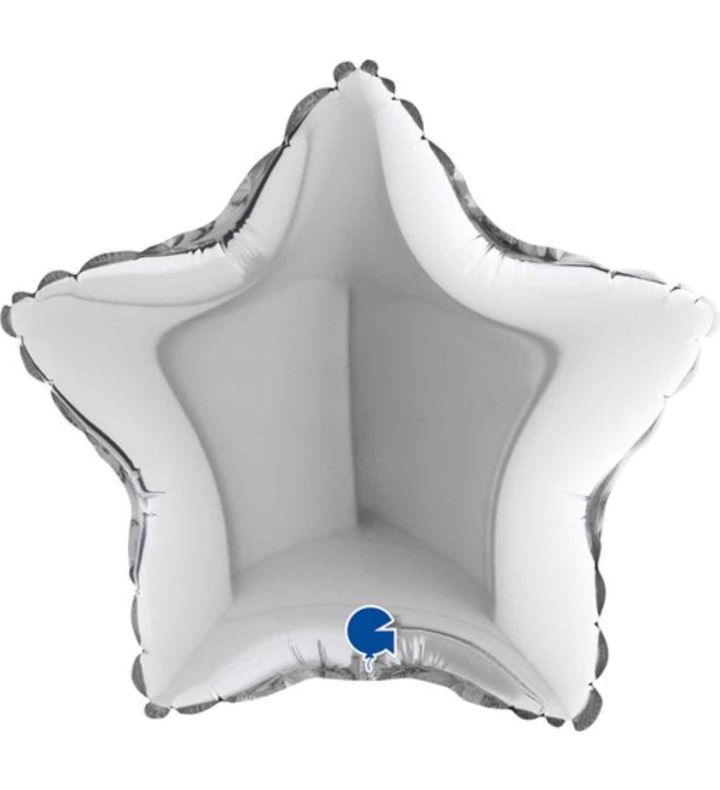 9" Grabo Star Silver Foil