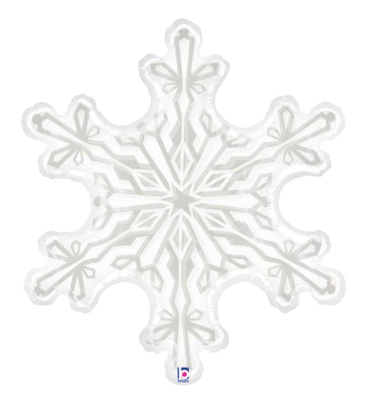 38" Betallic Snowflake Supershape